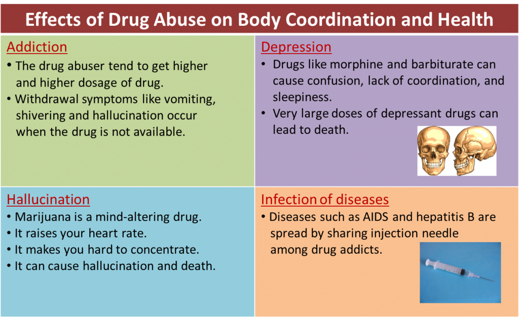 2 8 Effects Of Drug Abuse On Health SPM Science